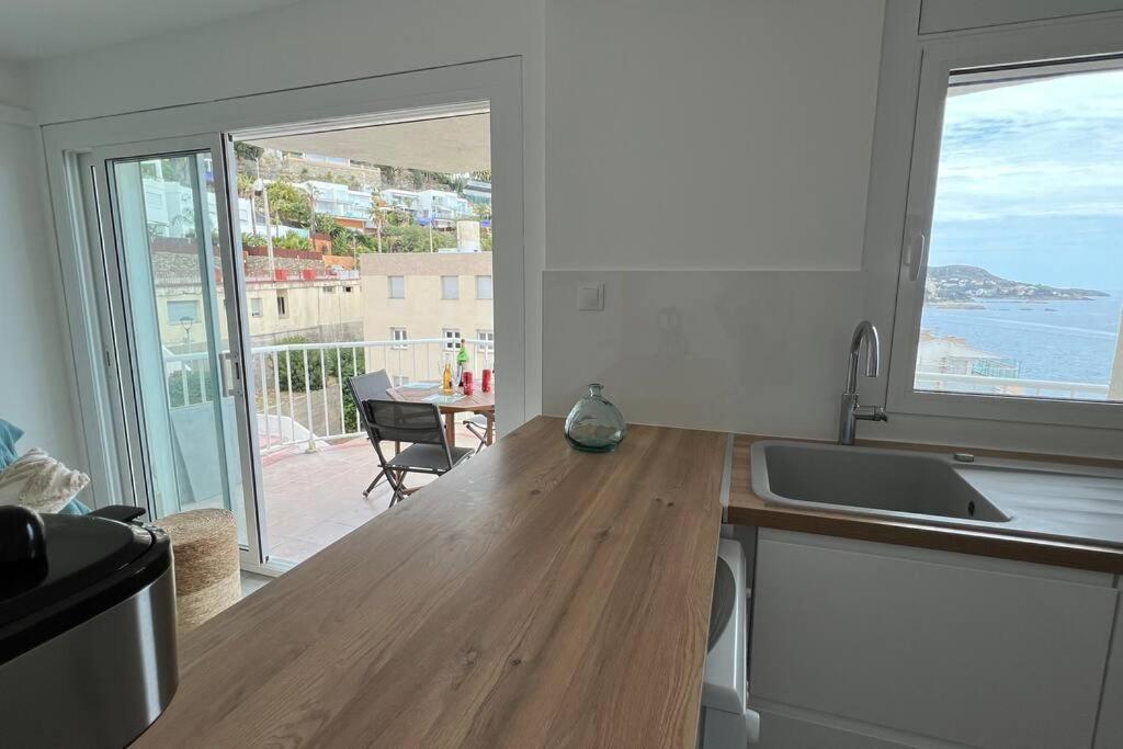 Apartamento Tres Habitaciones Con Vistas Al Mar En Росас Экстерьер фото